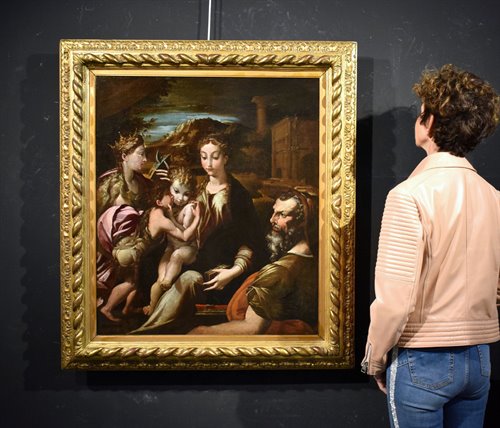 Madonna col Bambino, S. Giovannino, S. Caterina d'Alessandria e S. Zaccaria